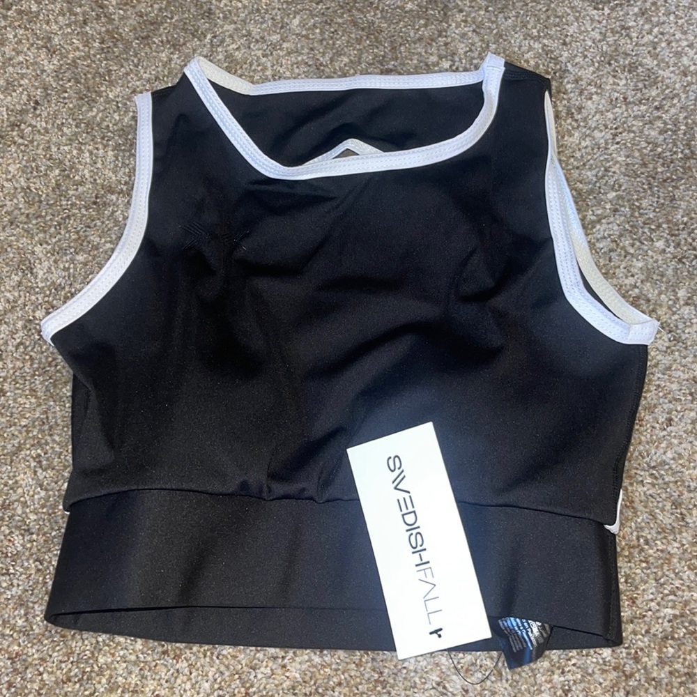 SWEDISH FALL OPEN BACK MESH TOP